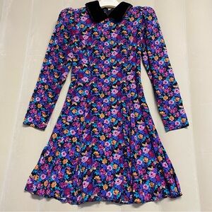 Vintage Jessica McClintock Gunne Sax Dress Size 5/6 Floral Cottagecore Prairie